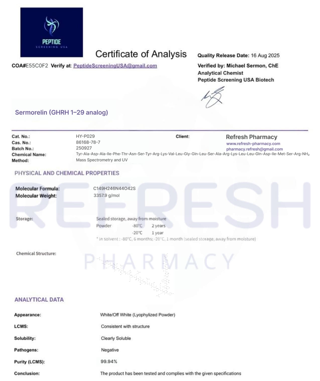 Sermorelin